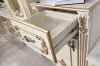 Прихожая Визит П-6 Слоновая кость/Ручная роспись золотом