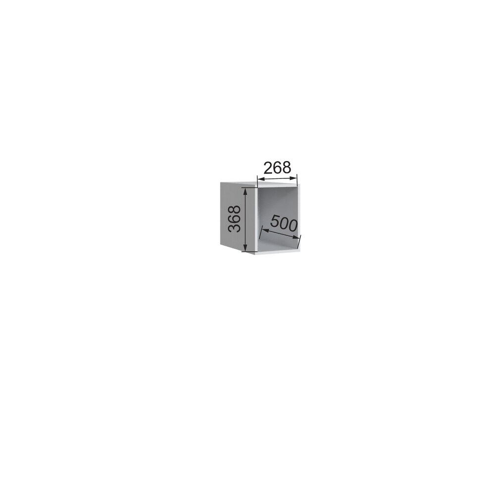 Антресоль Мадрид 0.3 400 белая/ателье светлый
